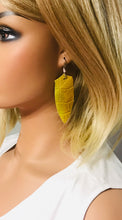 Load image into Gallery viewer, Croco Embossed Leather Earrings - E19-1238