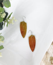 Load image into Gallery viewer, Croco Embossed Leather Earrings - E19-1238