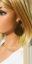 Load image into Gallery viewer, Embossed Ostrich Leather Earrings - E19-1252