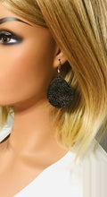 Load image into Gallery viewer, Distressed Gray Leather Earrings - E19-1257