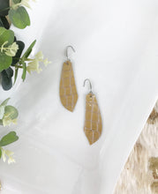 Load image into Gallery viewer, Moc Crock Embossed Leather Earrings - E19-1264