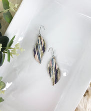 Load image into Gallery viewer, Muse Striped Cork Leather Earrings - E19-1273