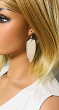 Load image into Gallery viewer, Hair On Pattern Leather Earrings - E19-1274