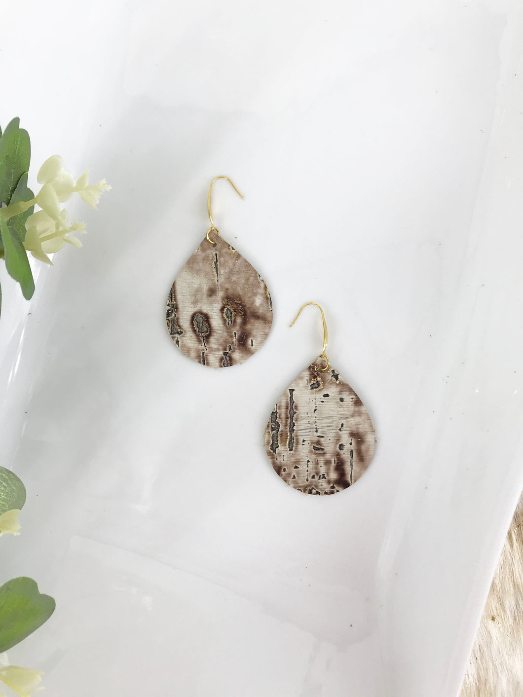 Genuine Leather Earrings - E19-1279