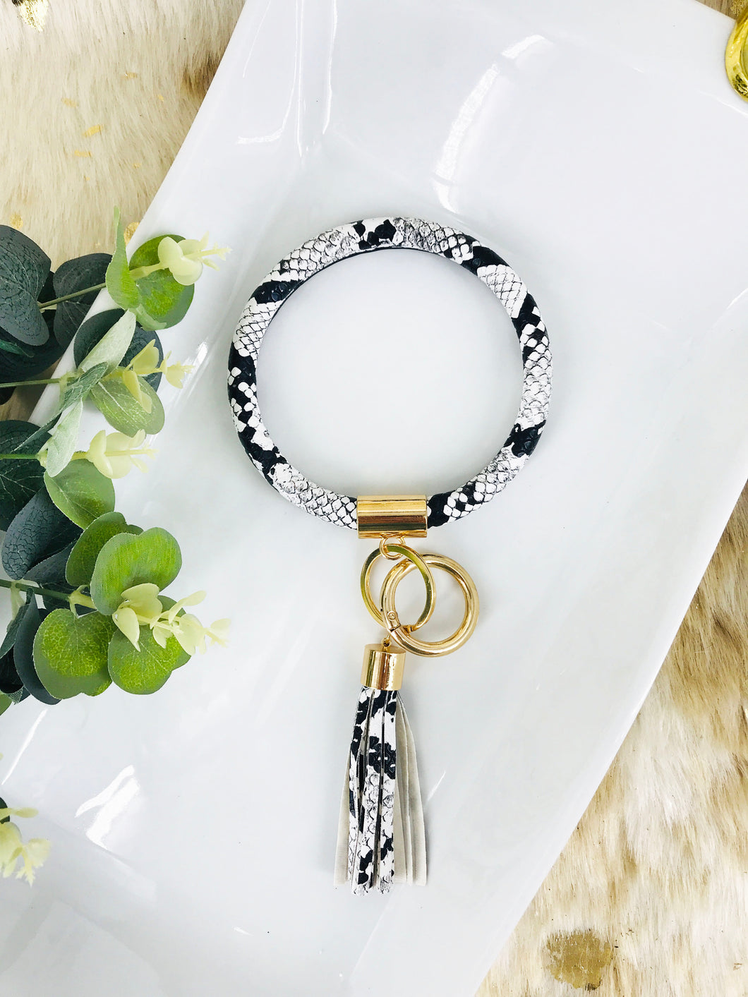 Snakeskin Bangle Keychain - K127