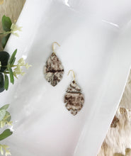 Load image into Gallery viewer, Driftwood Bark Leather Earrings - E19-1288