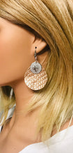 Load image into Gallery viewer, Amazon Cobra Leather Earrings - E19-1295