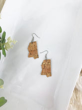 Load image into Gallery viewer, Genuine Cork Earrings - E19-134
