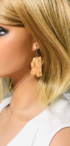 Genuine Cork Earrings - E19-134
