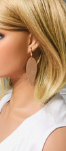 Load image into Gallery viewer, Rose Gold Leather Earrings - E19-1362