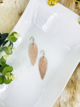 Load image into Gallery viewer, Rose Gold Leather Earrings - E19-1362