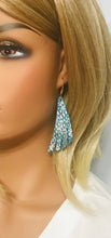 Load image into Gallery viewer, Turquoise Genuine Leather Earrings - E19-1374