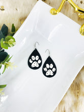 Load image into Gallery viewer, Dalmatian Themed Leather Earrings - E19-1407