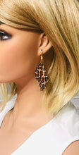 Load image into Gallery viewer, Baby Cheetah Genuine Cork Leather Earrings - E19-1448