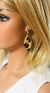 Hair On Leather Earrings - E19-1474