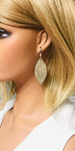 Load image into Gallery viewer, Platinum Leather Earrings - E19-1488