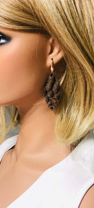 Genuine Leather Earrings - E19-1502