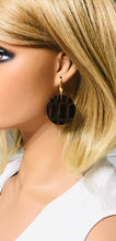Load image into Gallery viewer, Chocolate Alligator Leather Earrings - E19-1507