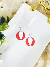 Load image into Gallery viewer, Layered Embossed Leather Earrings - E19-1518