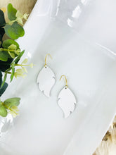 Load image into Gallery viewer, White Genuine Leather Earrings - E19-1535