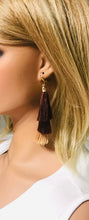 Load image into Gallery viewer, Brown Ombre Tassel Earrings - E19-153