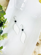 Load image into Gallery viewer, White Genuine Leather Earrings - E19-1590