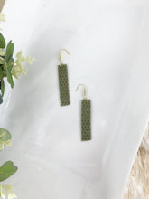 Load image into Gallery viewer, Mini Triangle Italian Leather Earrings - E19-1649
