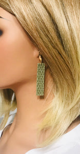 Mini Triangle Italian Leather Earrings - E19-1649