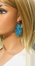 Load image into Gallery viewer, Iceberg Blue Chunky Glitter Earrings - E19-1689