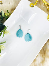 Load image into Gallery viewer, Pearlized Ice Princess Soft Leather Earrings - E19-1694