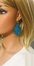 Load image into Gallery viewer, Iceberg Blue Chunky Glitter Earrings - E19-1705