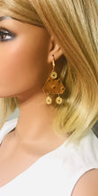 Load image into Gallery viewer, Rustic Pecan Genuine Leather Earrings - E19-1755