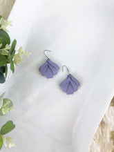Load image into Gallery viewer, Lilac Genuine Leather Earrings - E19-1817