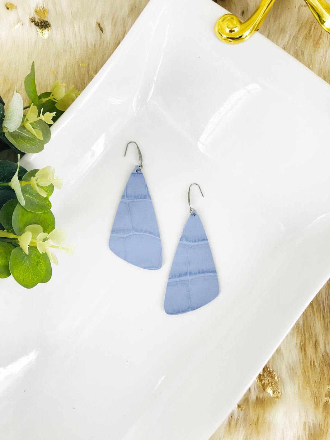 Genuine Leather Earrings - E19-1828