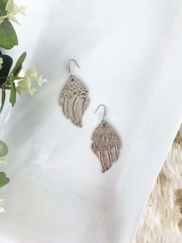 Genuine Leather Earrings - E19-183