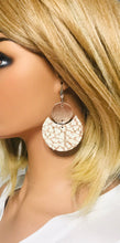 Load image into Gallery viewer, Rose Gold Genuine Leather Earrings - E19-1853