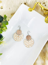 Load image into Gallery viewer, Rose Gold Genuine Leather Earrings - E19-1853