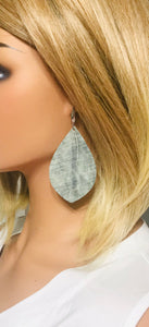 Distressed Leather Earrings - E19-1855