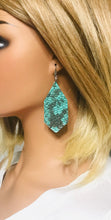 Load image into Gallery viewer, Snake Skin Leather Earrings - E19-1881