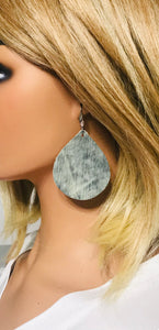 Distressed Leather Earrings - E19-1892