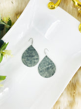 Load image into Gallery viewer, Distressed Leather Earrings - E19-1892