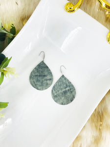 Distressed Leather Earrings - E19-1892