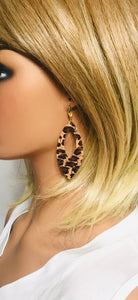 Baby Cheetah Genuine Cork Leather Earrings - E19-1896