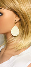 Load image into Gallery viewer, Ivory Genuine Leather Earrings - E19-1908