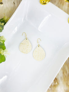 Ivory Genuine Leather Earrings - E19-1908