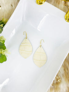 Ivory Genuine Leather Earrings - E19-1913