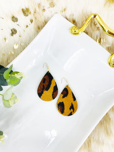 Hair On Leopard Leather Earrings - E19-1916