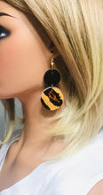Load image into Gallery viewer, Hair On Leopard Leather Earrings - E19-1930