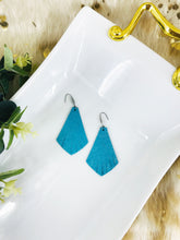 Load image into Gallery viewer, Minty Turquoise Leather Earrings - E19-1944