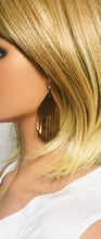 Load image into Gallery viewer, Metallic Bronze Leather Earrings - E19-1948